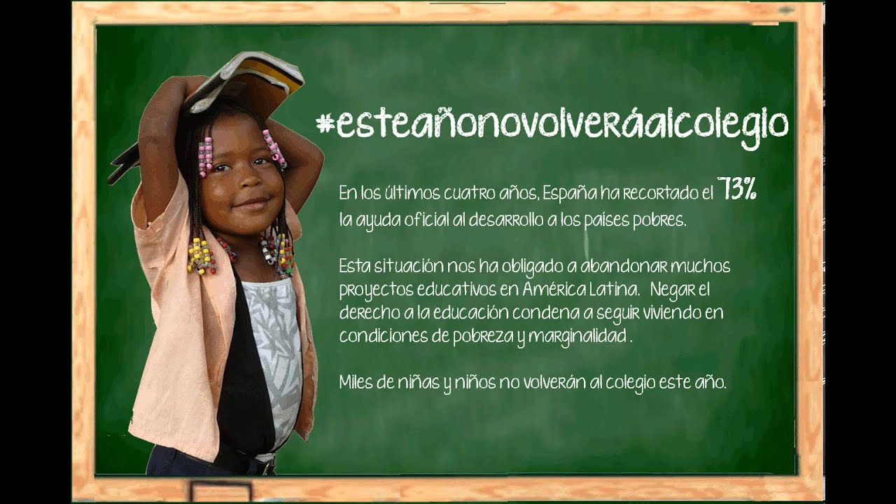 Este año no volverá al colegio