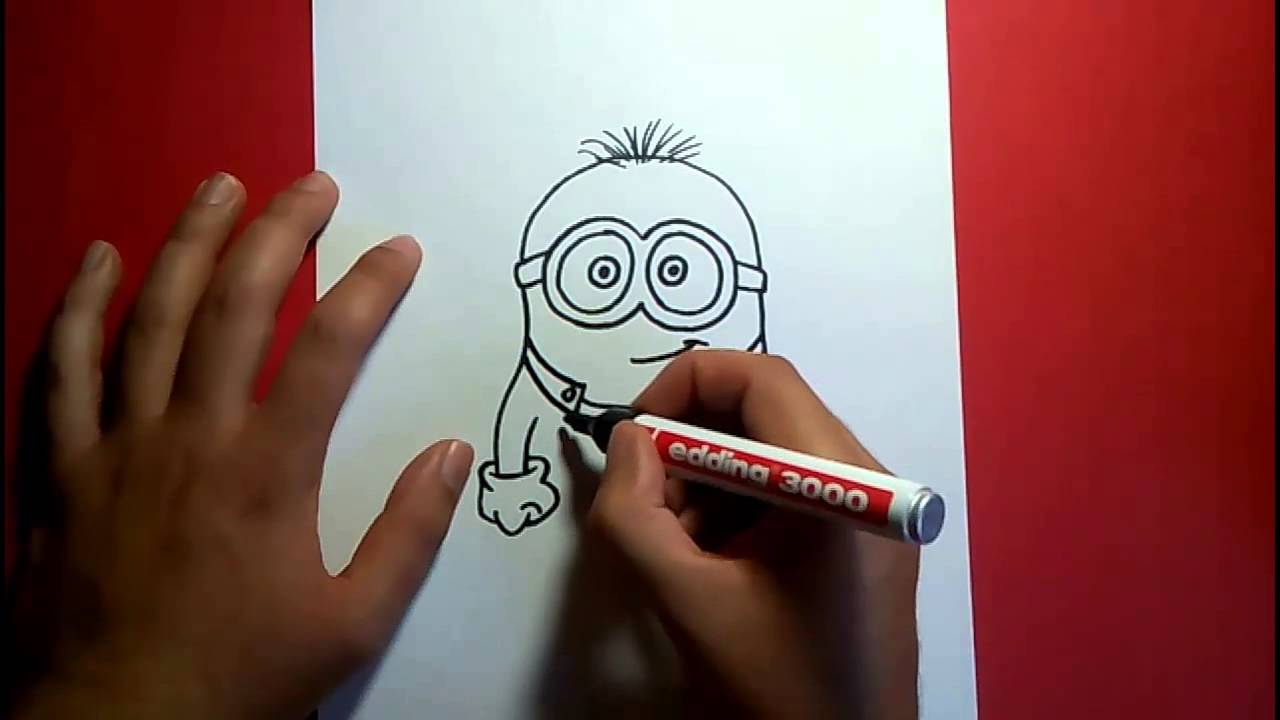 Como dibujar un minion paso a paso - gru mi villano favorito | How to draw a minion