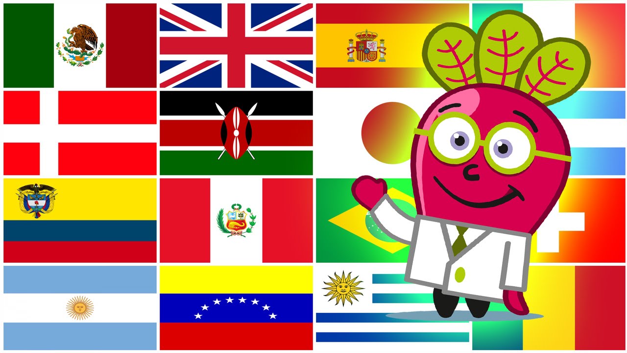🌎 BANDERAS CAPITALES Y PAISES DEL MUNDO Geo Letra Cursiva