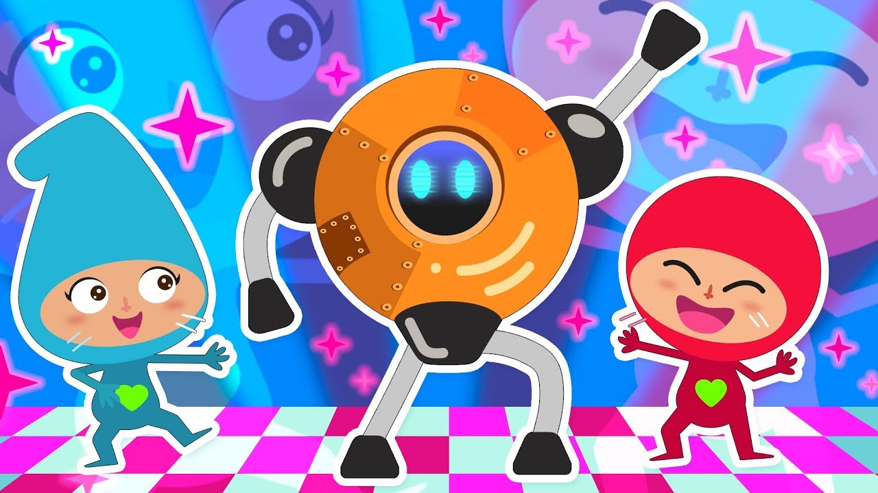 🕺 ROBODANCE 🤖 | Canciones infantiles en ESPAÑOL | Green Family