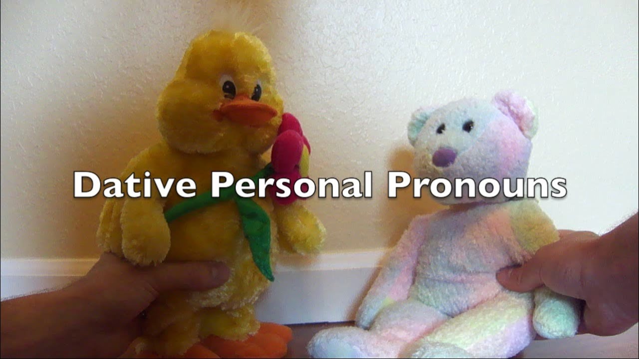 #1 Dative Pronouns (GwP2) - Deutsch lernen