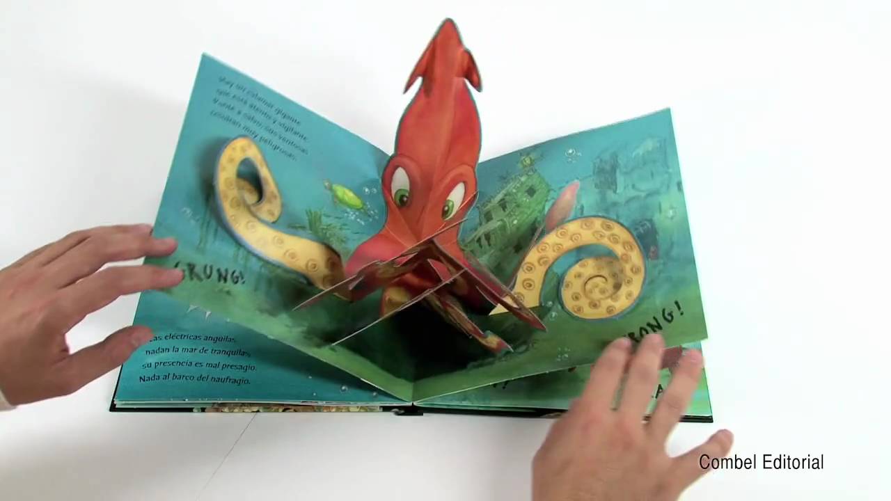 El tesoro perdido de la ciudad sumergida, un libro infantil en formato pop-up