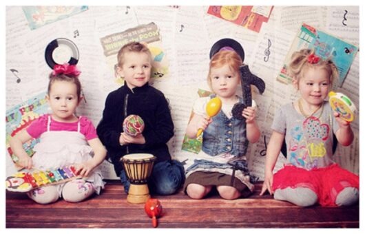 enseñar música a los niños