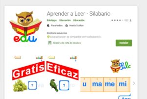 aprende a leer silabario
