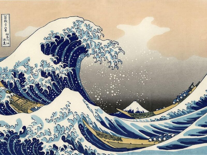 dibujos de hokusai