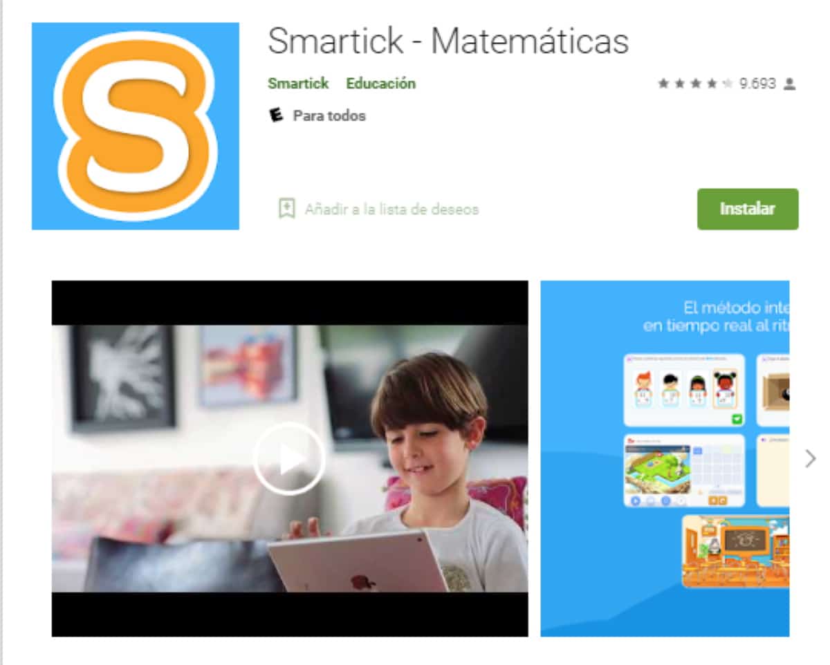 smartick app para matematicas