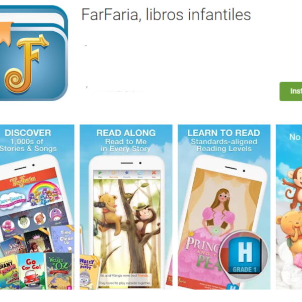 FarFaria la app para que los niños de 2 a 9 años aprendan inglés