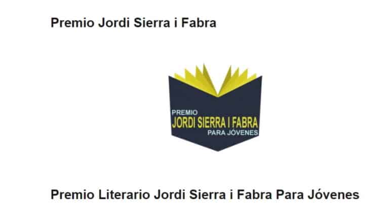 Premio Literario Jordi Sierra I Fabra 2023 Para Jóvenes de España y Latinoamérica