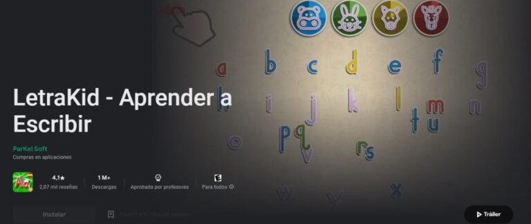 letrakid app aprender escribir