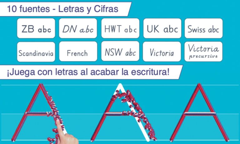 escribo con letras de imprenta app