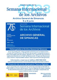 dia de los archivos visitas guiadas al archivo general de simancas