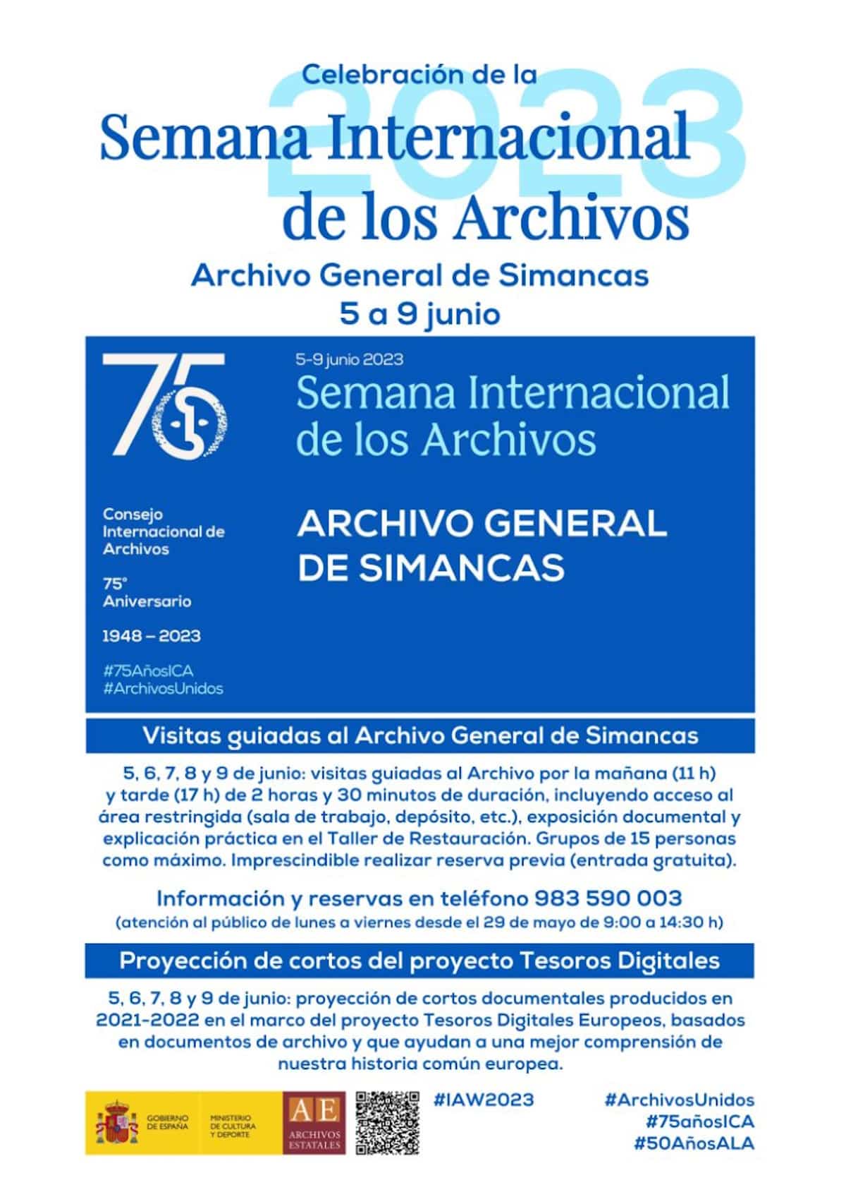 dia de los archivos visitas guiadas al archivo general de simancas