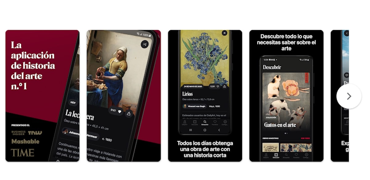 app historia de arte dailyart