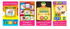 juego deletrear y aprender