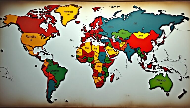 mapa mundo idiomas ia