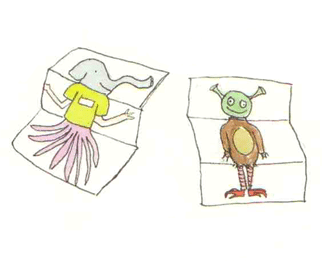 Los mejores juegos infantiles en equipo 13 Personaje a medias_elaboración propia