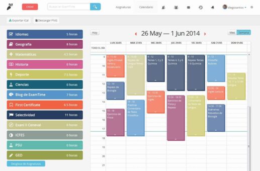 calendario estudio