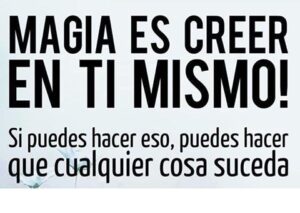 creer en ti mismo