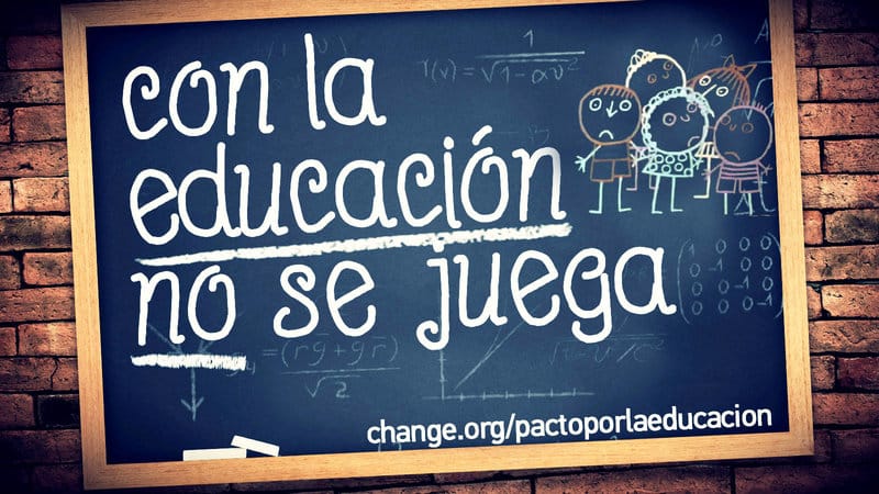 Propuestas educativas de las Elecciones generales de España 2015: ¿Apoyáis un pacto por la educación? 2 pacto por la educacion española